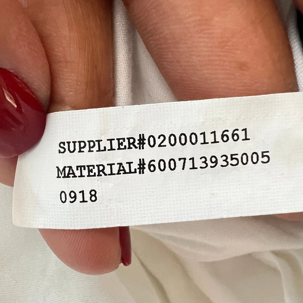 LAUREN RALPH LAUREN Palmer Queen Duvet Cover White Taupe Piped Cotton 92x90 Luxy